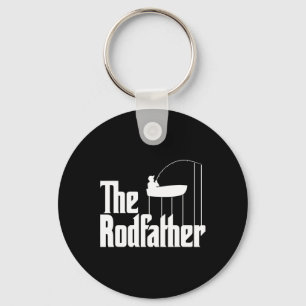 Fiske efter Rodfather-fiske Nyckelring