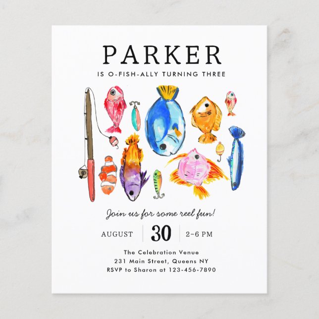 Fiske efter Roligt fiskedag (Rod Reel  Fish Fishin (Framsida)