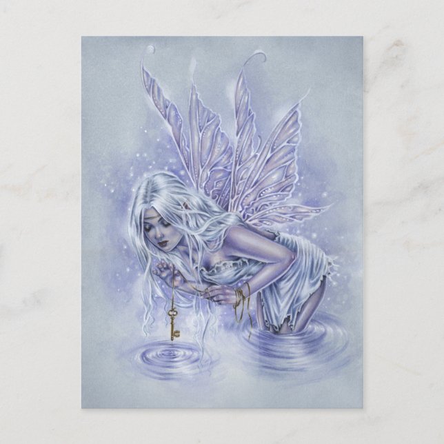 Fiske efter rovdjur vykort (Framsida)