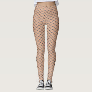 Fiske efter Silver med skinn från Struktur Leggings