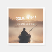 Fiske efter soluppåtgående fiskare 50:e födelsedag