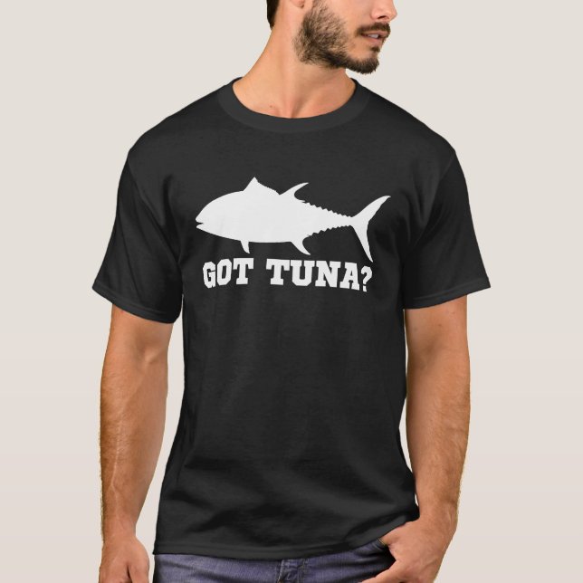 Fiske efter tonfisk Saltwater Fiskfiskare T Shirt (Framsida)
