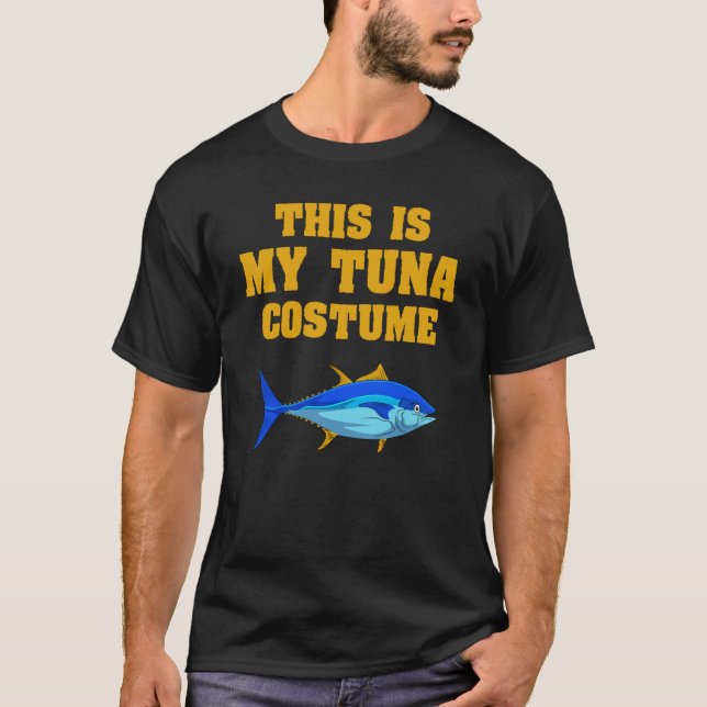 Fiske efter tonfiskdräkt Fiskare Angler Fisher Sal T Shirt (Framsida)