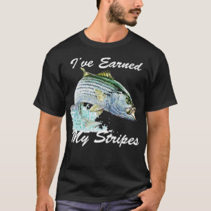 Fiske efter torkad Bass Rockfish Gift IV har odlat T Shirt