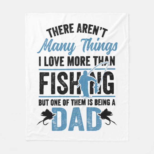 Fiske efter torsk Fiskare i Pappa Fleecefilt (Framsidan)