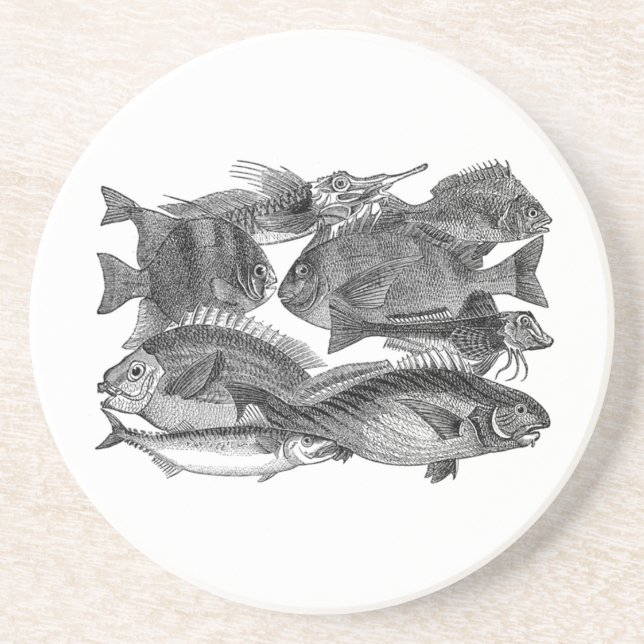 Fiske efter Tur Underlägg Sandsten (Framsidan)