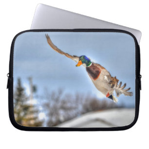 Fiske efter vilda djur på Mallard Anka Drake 2 Laptop Fodral