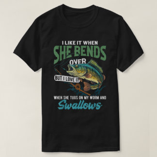 Fiske efter Vintage Fiskare i fisksuppläggningar T Shirt