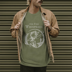 Fiske efter viskning utomhus t shirt
