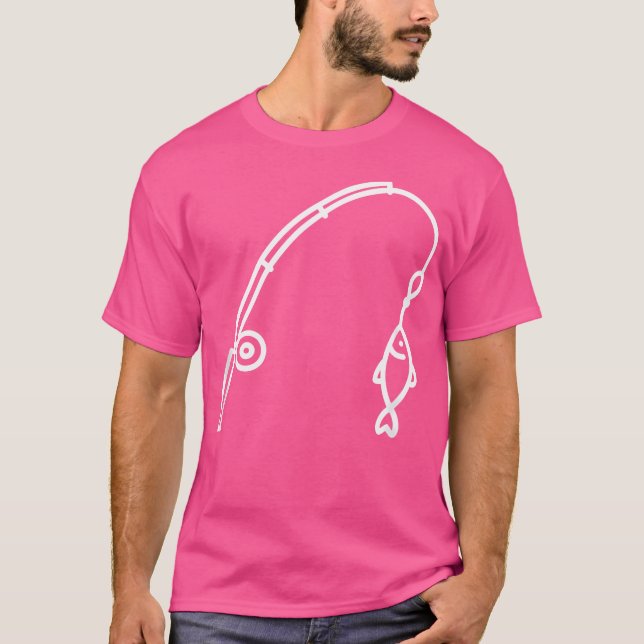 Fiske Fångst Fiske Sjö Rod Angler Fiske Cl T Shirt (Framsida)