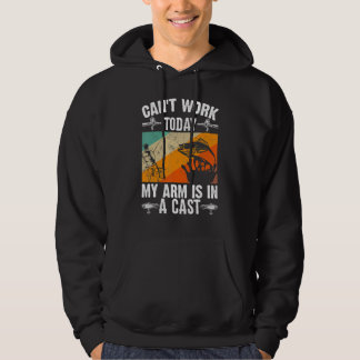 Fiske Fars dag jag inte kan arbeta i dag min Arm ä Hoodie