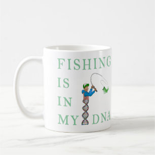 Fiske finns i mitt DNA Kaffemugg