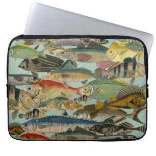 Fiske Fiskare Djuphavsfiske Exotic Tropical Laptop Fodral