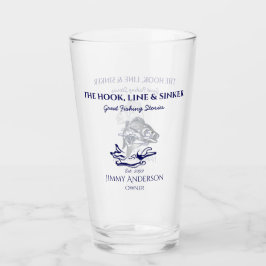Fiske Fiskare Drinkware Pint Beer Glass Glaskopp