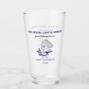 Fiske Fiskare Drinkware Pint Beer Glass Glaskopp