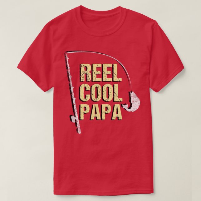 Fiske Fiskare Funny Fars dag Gift Pappa Gran T Shirt (Design framsida)