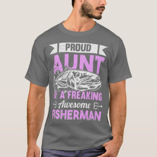 Fiske Fiskare Moster Fisher Fish T Shirt