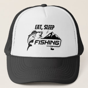 Fiske - fisksport - Ät sömncitat Keps
