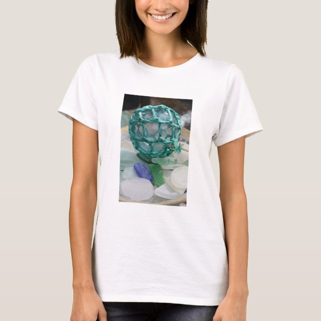 Fiske flutit på glas, Alaska Tee (Framsida)