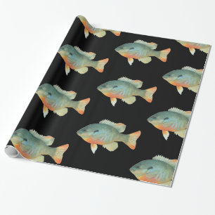 Fiske för Perch för klumpfisk för Presentpapper