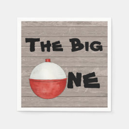 Fiske första födelsedag pappersservett