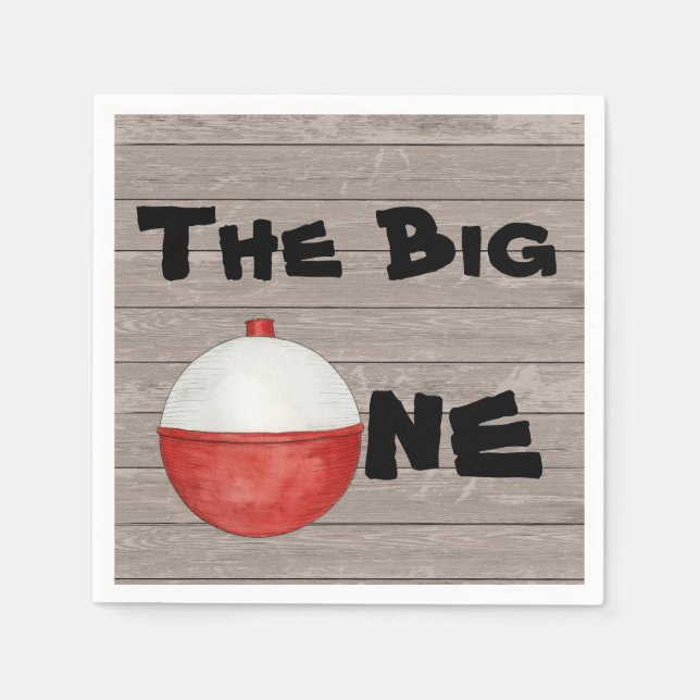 Fiske första födelsedag pappersservett (Framsidan)