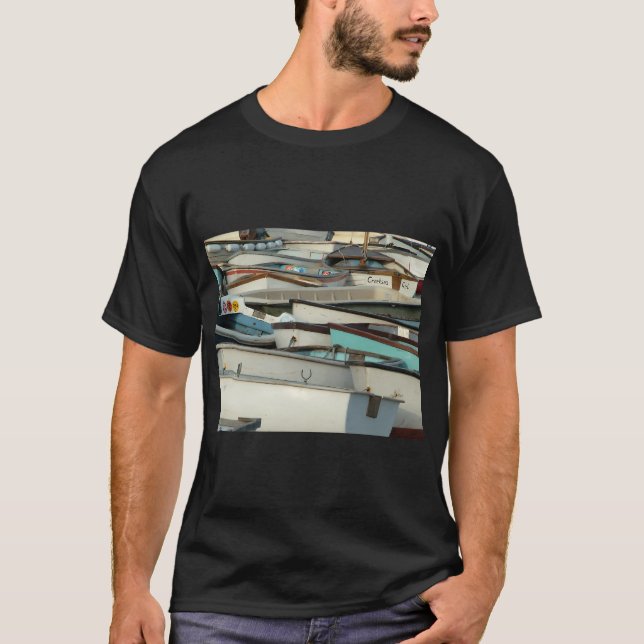 Fiske från en kajak t shirt (Framsida)