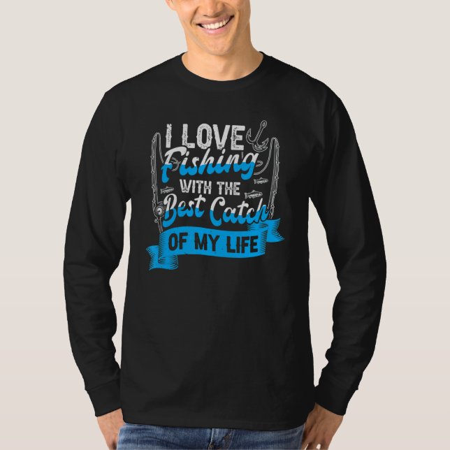 Fiske: Friend Fishing T Shirt (Framsida)
