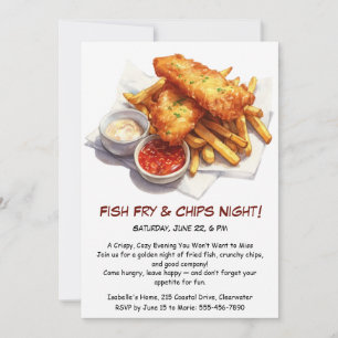 Fiske Fry & Chip - inbjudan till Avslappnad Seafoo