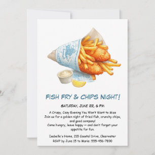 Fiske Fry & Chip - inbjudan till Avslappnad Seafoo