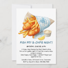Fiske Fry & Chip - inbjudan till Avslappnad Seafoo