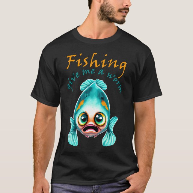 Fiske - Ge mig en mask T Shirt (Framsida)