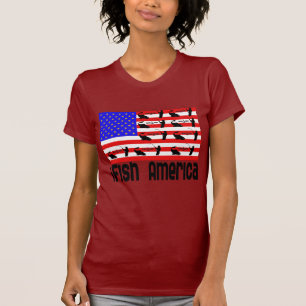 Fiske Gift i Fish America America Tee