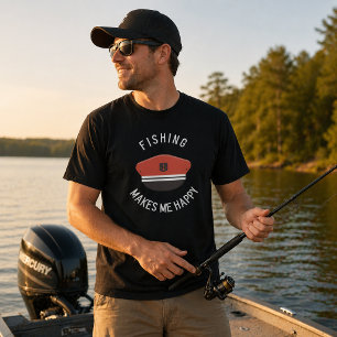 Fiske Gör Mig Glad T-Shirt