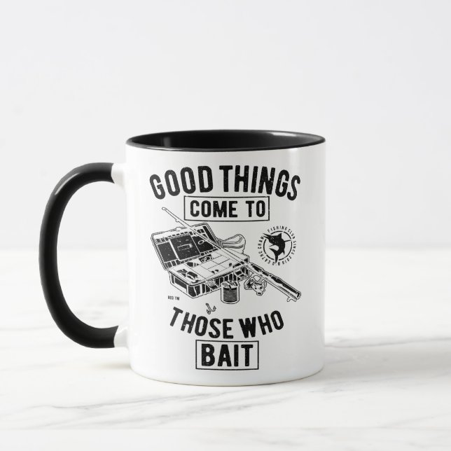 Fiske Gott kommer till dem som lockar Mugg (Vänster)