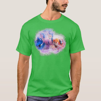 Fiske Halfmånmarble metallic Betta splen T Shirt