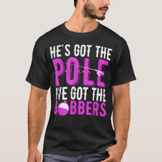Fiske Han Har Stången Jag Har Flottörerna T Shirt