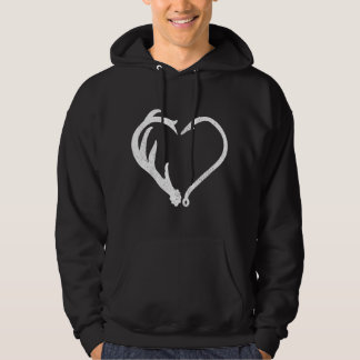 Fiske Hjortjakt Fiskare Hjortjägare Present Till M Hoodie