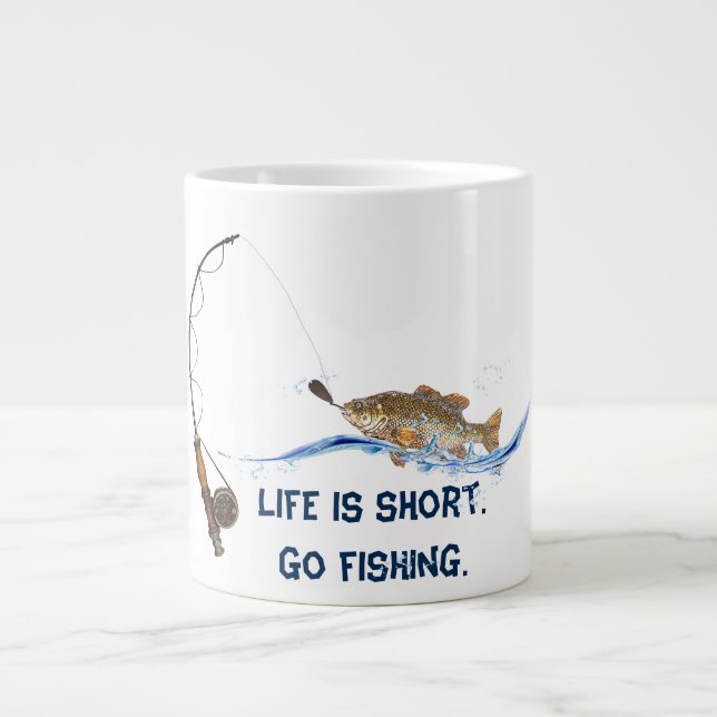 Fiske humor jumbo mugg (Framsidan)