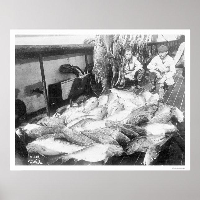 Fiske i Alaska 1922 Poster (Framsidan)