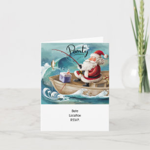 Fiske i Älskare jul med Jultomten Inbjudan