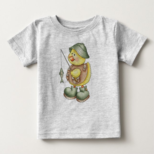 Fiske i Anka Tee Shirt (Framsida)