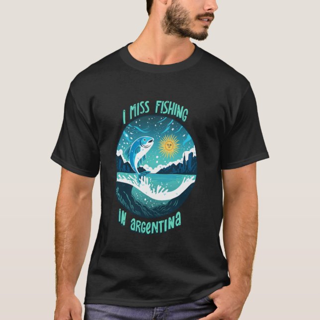 Fiske i Argentina T Shirt (Framsida)