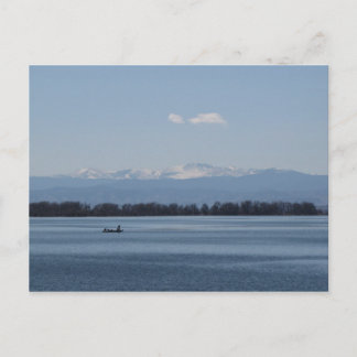 Fiske i Barr Sjö State Park Colorado Vykort