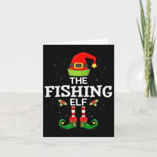 Fiske i Elf-julfamiljen som matchar Pajama Kort