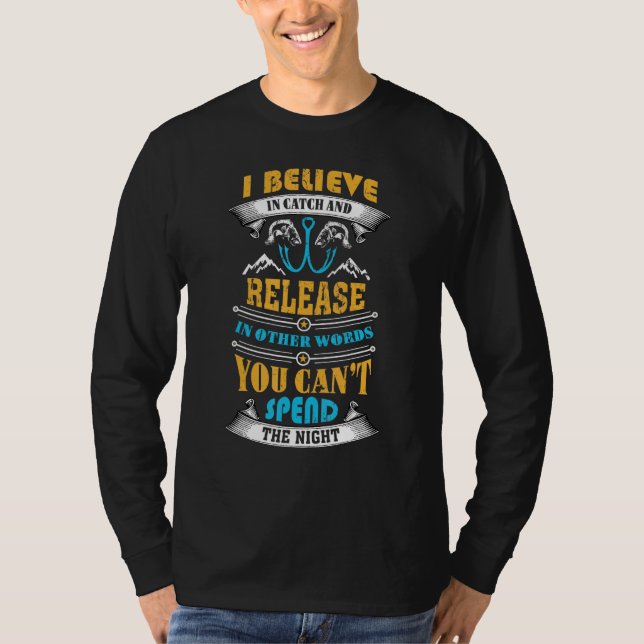 Fiske I Fångstfiske T Shirt (Framsida)