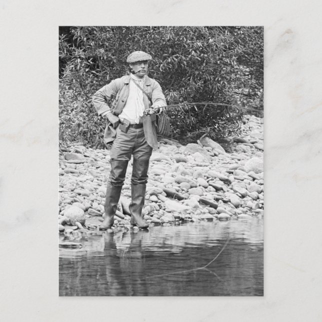 Fiske i fångstkapacitet, 1890-talet vykort (Framsida)