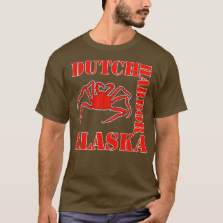 Fiske i holländska Harbour Alaska T Shirt