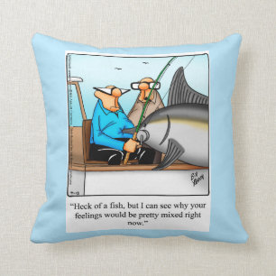 Fiske i Humor Pillow Gift Kudde