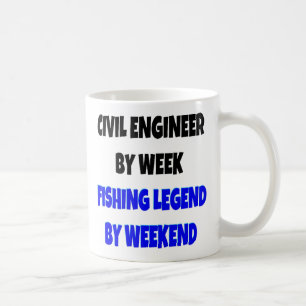 Fiske i Ingenjör Kärlek Kaffemugg